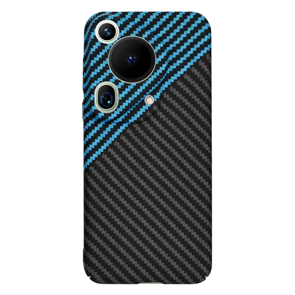 Capa para Huawei Pura 70 Ultra, Techsuit, Carbonite FiberShell, Preto Azul