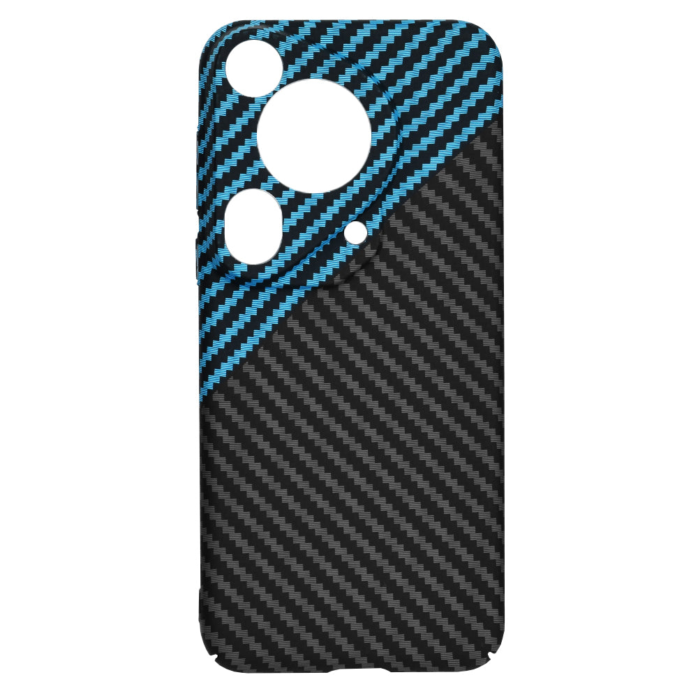 Capa para Huawei Pura 70 Ultra, Techsuit, Carbonite FiberShell, Preto Azul