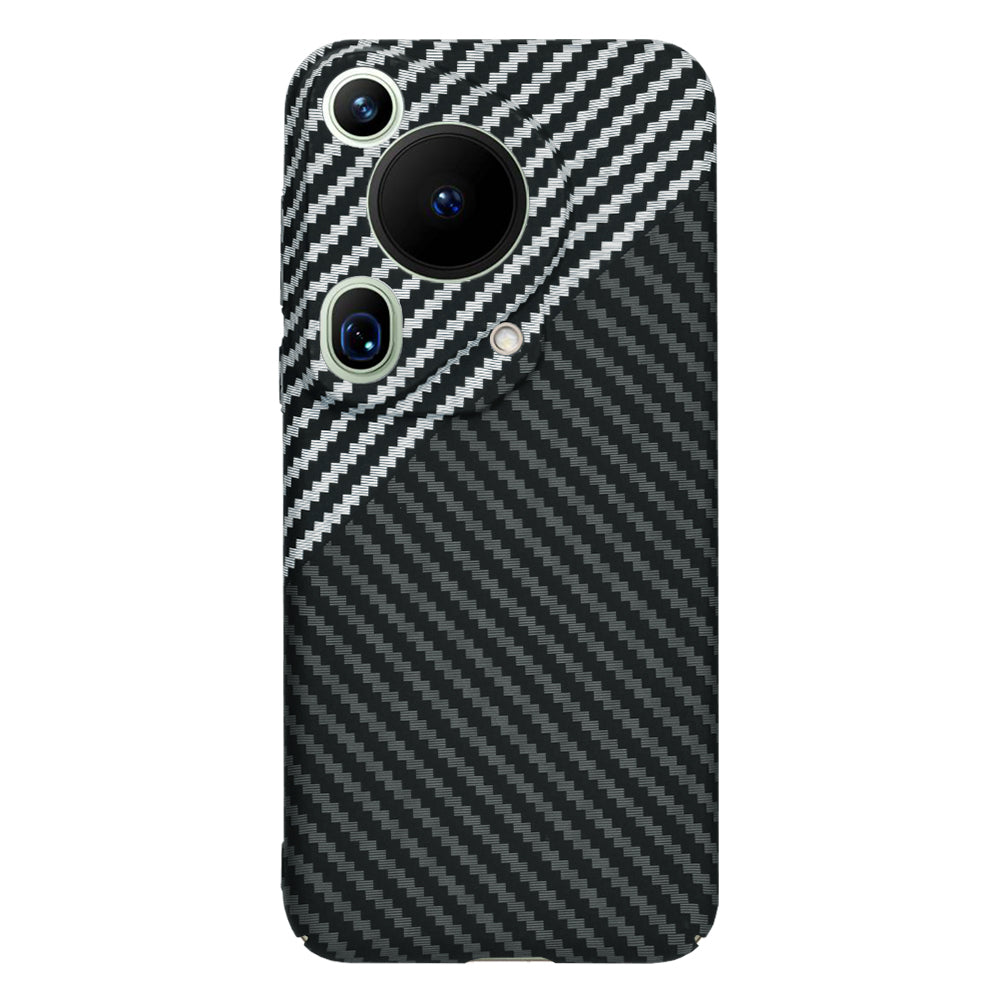 Capa para Huawei Pura 70 Ultra, Techsuit, Carbonite FiberShell, Preto Cinzento