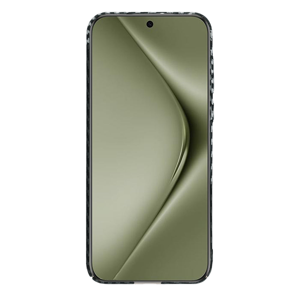 Capa para Huawei Pura 70 Ultra, Techsuit, Carbonite FiberShell, Preto Cinzento