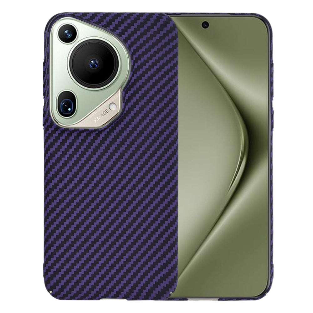Capa para Huawei Pura 70 Ultra, Techsuit, Carbonite FiberShell, Roxo