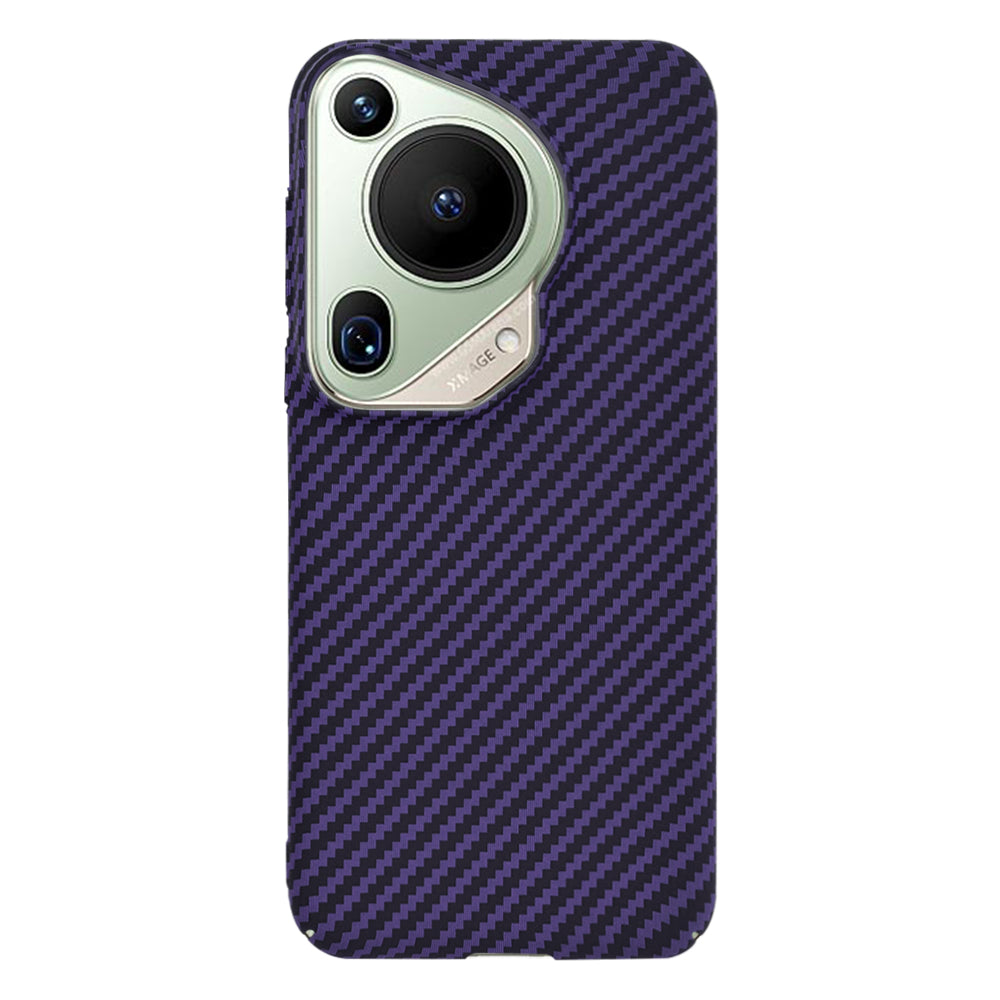 Capa para Huawei Pura 70 Ultra, Techsuit, Carbonite FiberShell, Roxo
