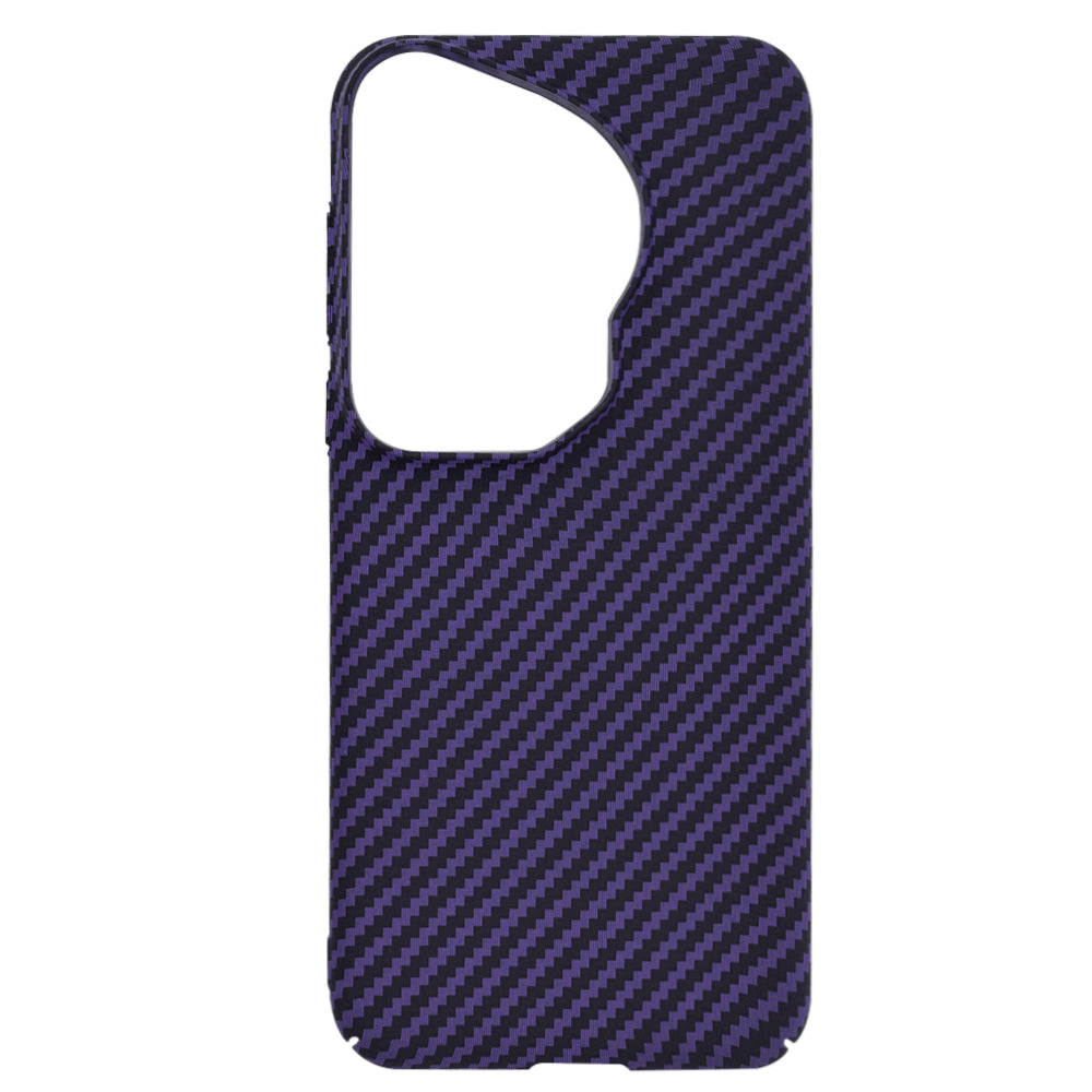 Capa para Huawei Pura 70 Ultra, Techsuit, Carbonite FiberShell, Roxo