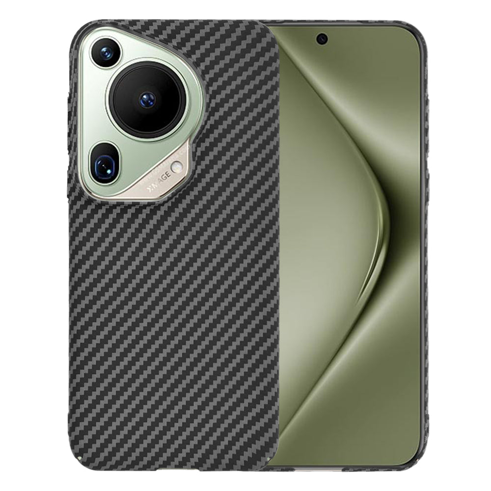 Capa para Huawei Pura 70 Ultra, Techsuit, Carbonite FiberShell, Preta