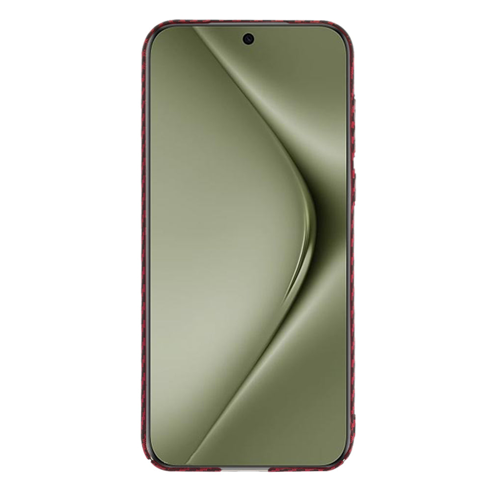 Capa para Huawei Pura 70 Ultra, Techsuit, Carbonite FiberShell, Vermelha
