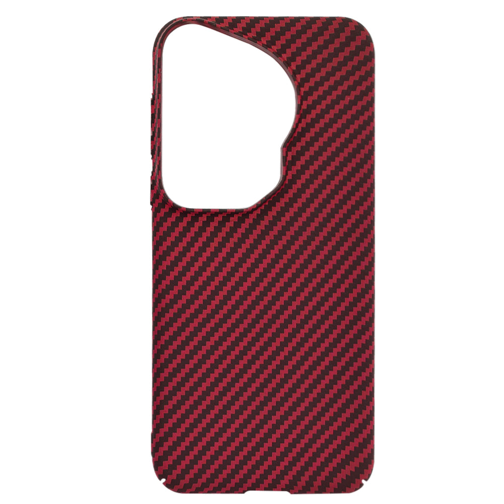 Capa para Huawei Pura 70 Ultra, Techsuit, Carbonite FiberShell, Vermelha