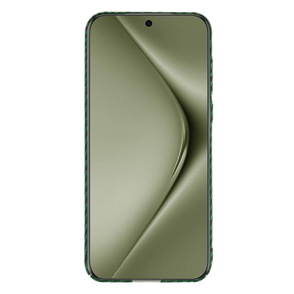 Capa para Huawei Pura 70 Ultra, Techsuit, Carbonite FiberShell, Verde