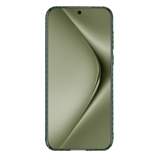 Capa para Huawei Pura 70 Ultra, Techsuit, Carbonite FiberShell, Verde