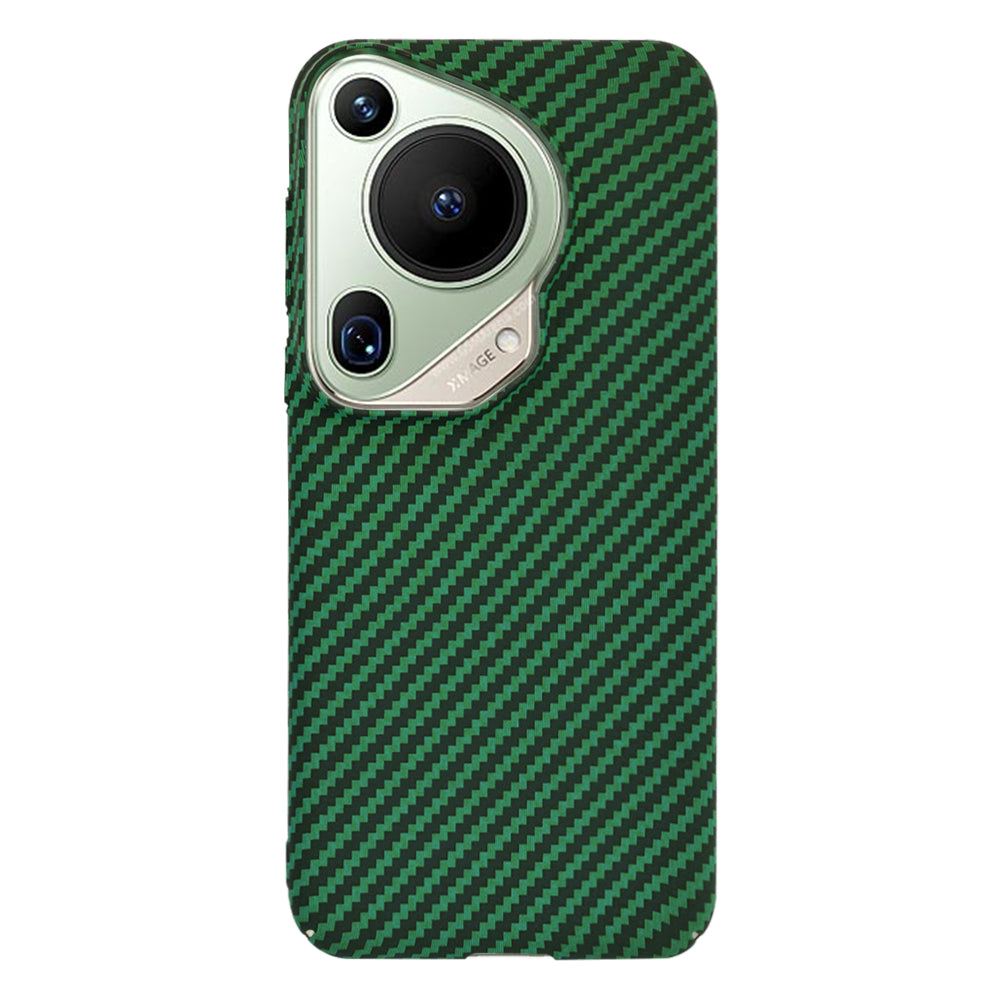 Capa para Huawei Pura 70 Ultra, Techsuit, Carbonite FiberShell, Verde