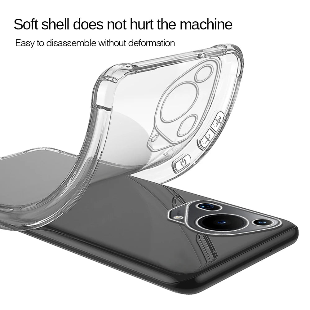 Capa para Huawei Pura 70 Ultra, Techsuit, Shockproof Clear, Transparente