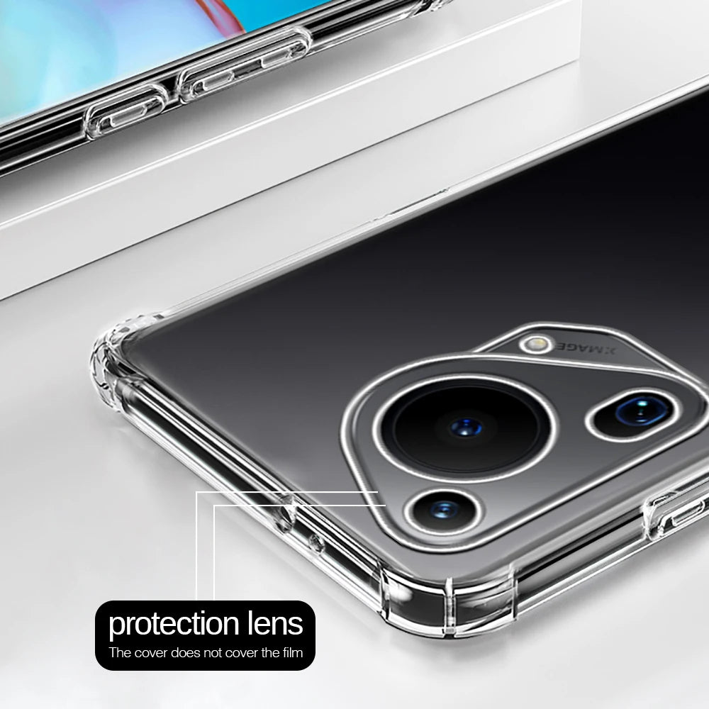 Capa para Huawei Pura 70 Ultra, Techsuit, Shockproof Clear, Transparente