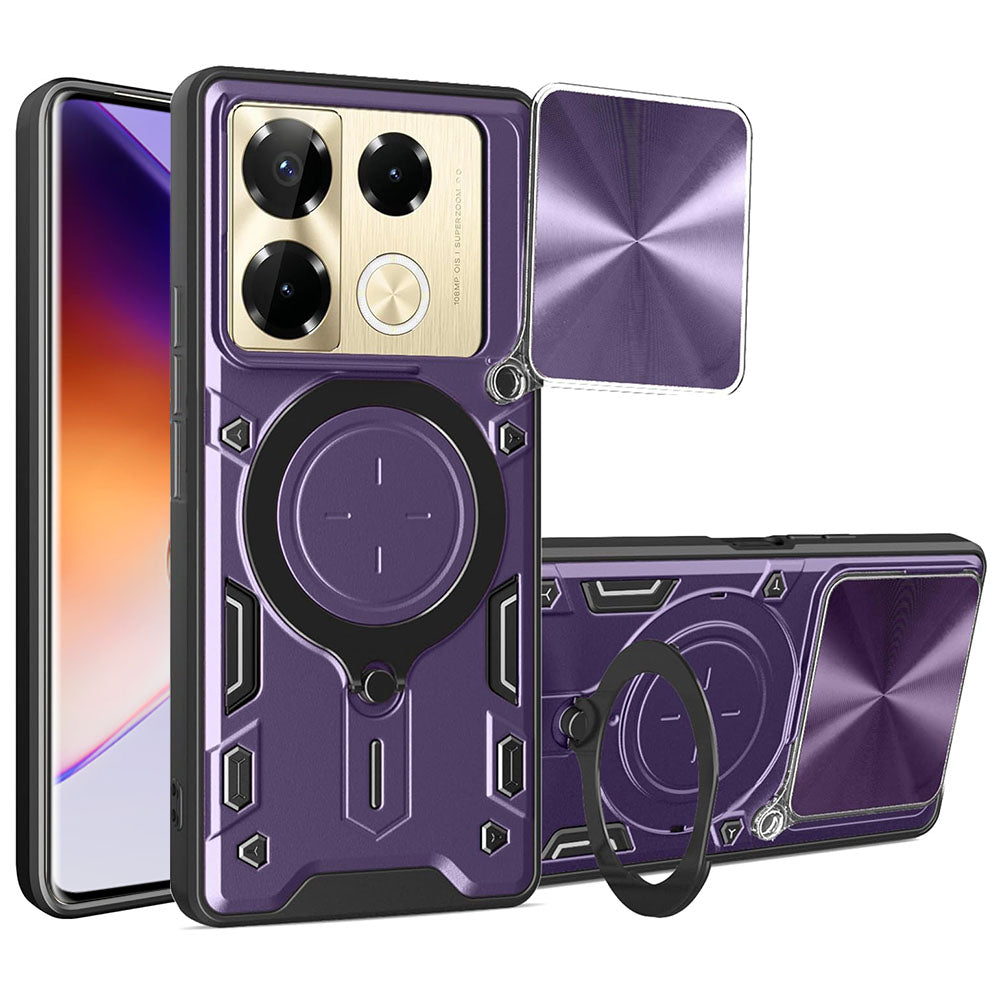 Capa para Infinix Note 40 Pro+, Techsuit, CamGuard Pro, Roxa