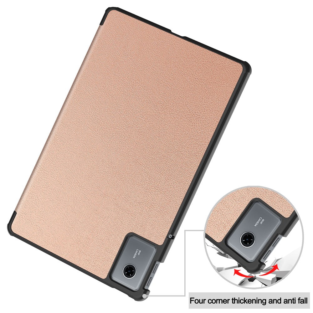 Capa para Lenovo Idea Tab 11, Techsuit, FoldPro, Rosa Dourado