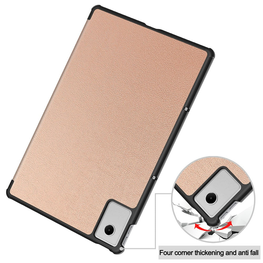 Capa para Lenovo Idea Tab Plus, Techsuit, FoldPro, Rosa Dourado
