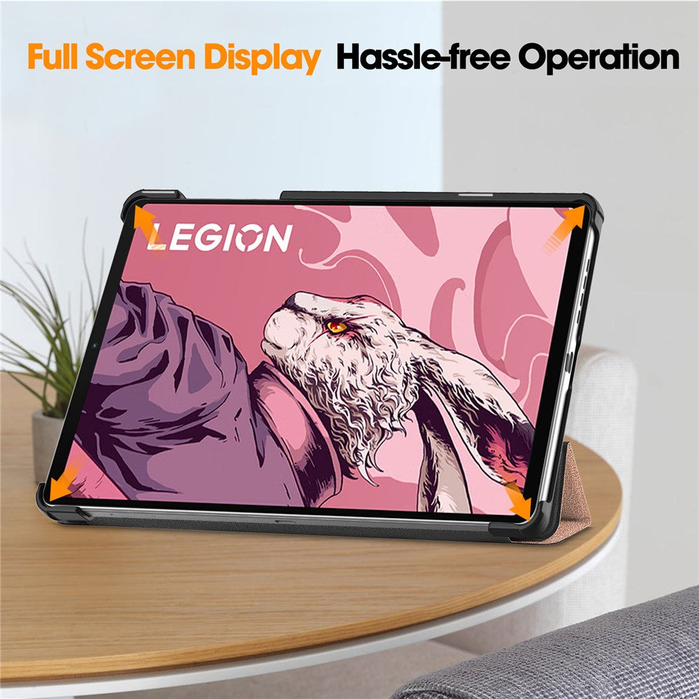 Capa para Lenovo Legion Y700 (2025), Techsuit, FoldPro, Rosa Dourado