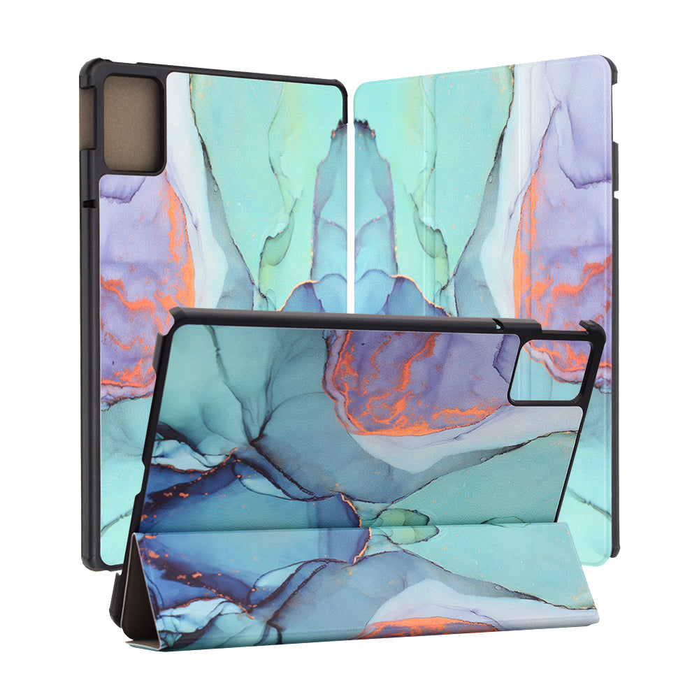 Capa para Lenovo Tab M11, Techsuit, FoldPro Green Time, Multicolor