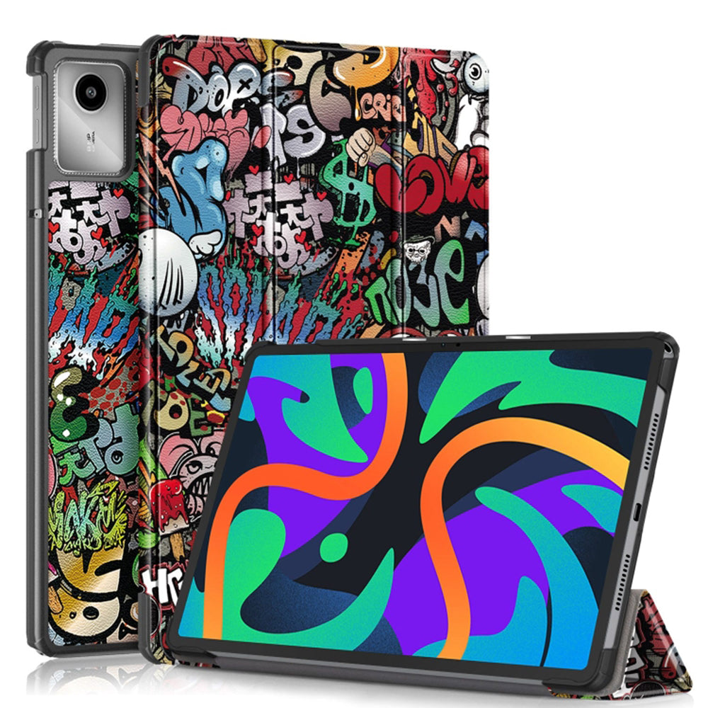 Capa para Lenovo Tab M11, Techsuit, FoldPro Urban Vibe, Multicolor