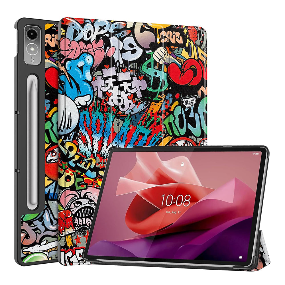 Capa para Lenovo Tab P12, Techsuit, FoldPro Urban Vibe, Multicolor