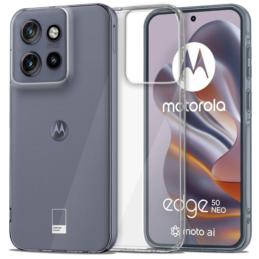 Capa para Motorola Edge 50 Neo, Tech-Protect, Flexair, Transparente