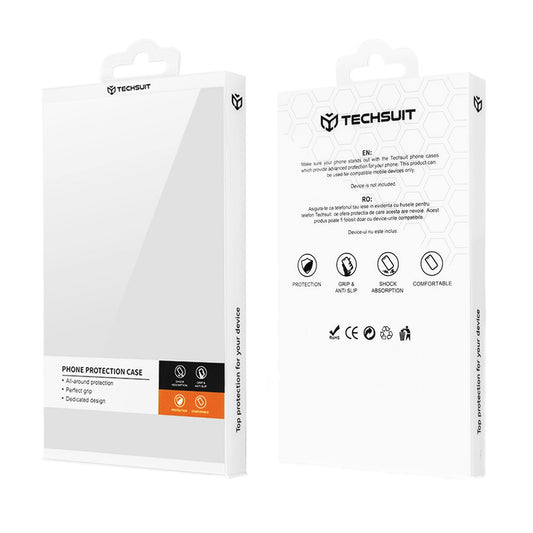Capa para Motorola Edge 60 Pro, Techsuit, Carbon Shield Pro, Branca