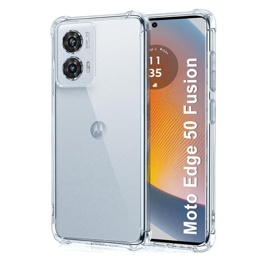Capa para Motorola Edge 50 Fusion, Techsuit, Shockproof Clear, Transparente