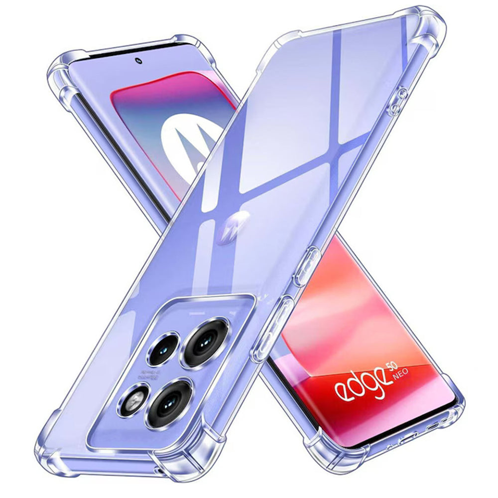 Capa para Motorola Edge 50 Neo, Techsuit, Shockproof Clear, Transparente