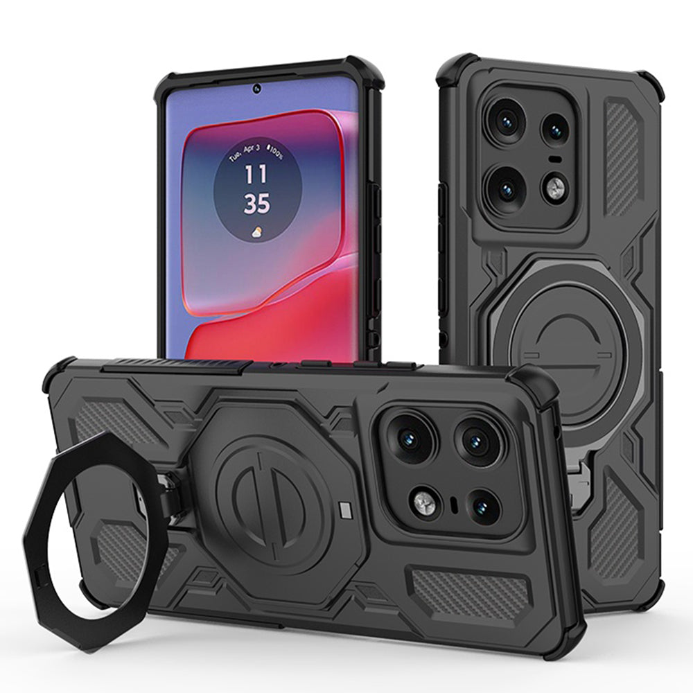 Capa para Motorola Edge 50 Pro, Techsuit, Carbon Shield Pro, Preta