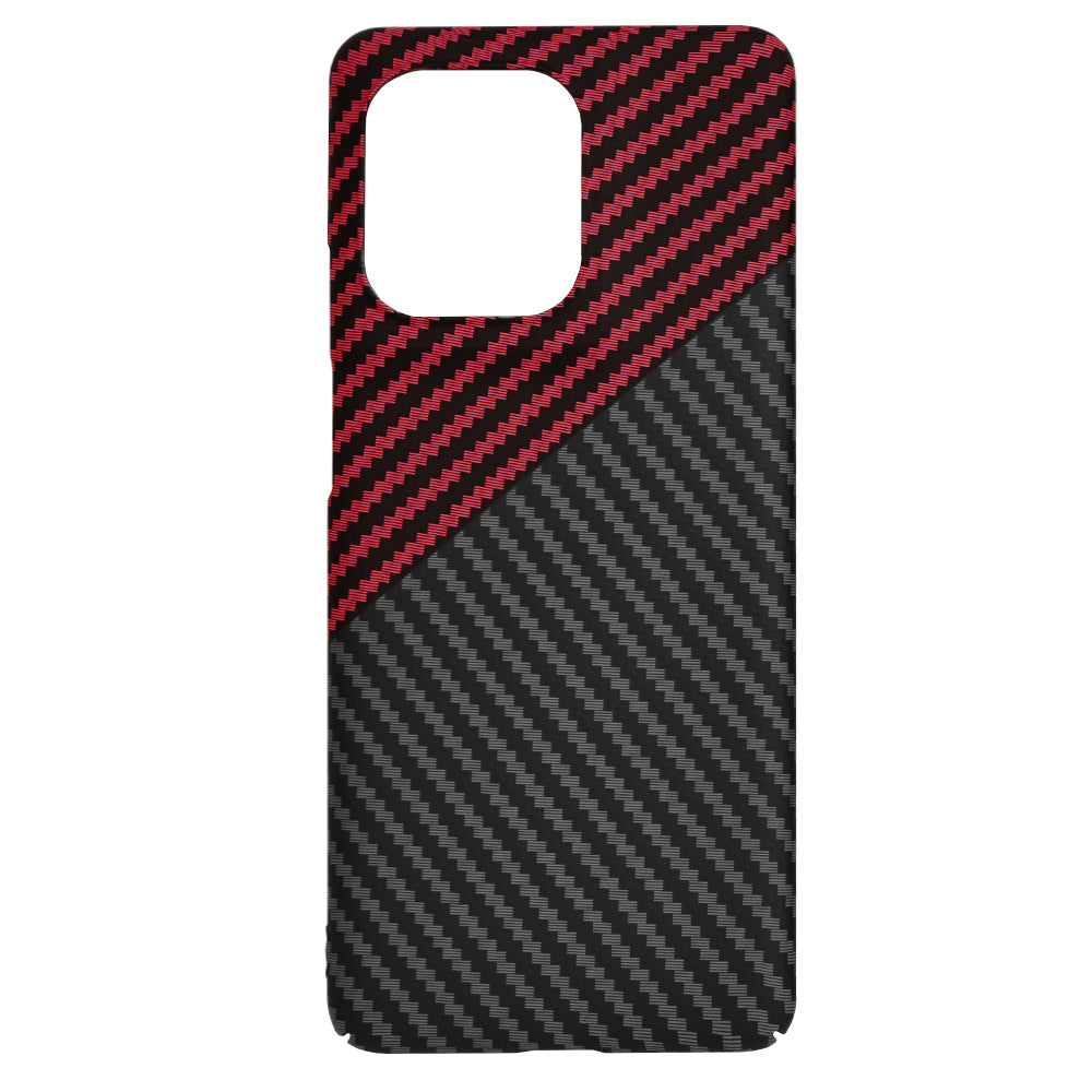 Capa para Motorola Edge 50 Pro, Techsuit, Carbonite FiberShell, Preto Vermelho