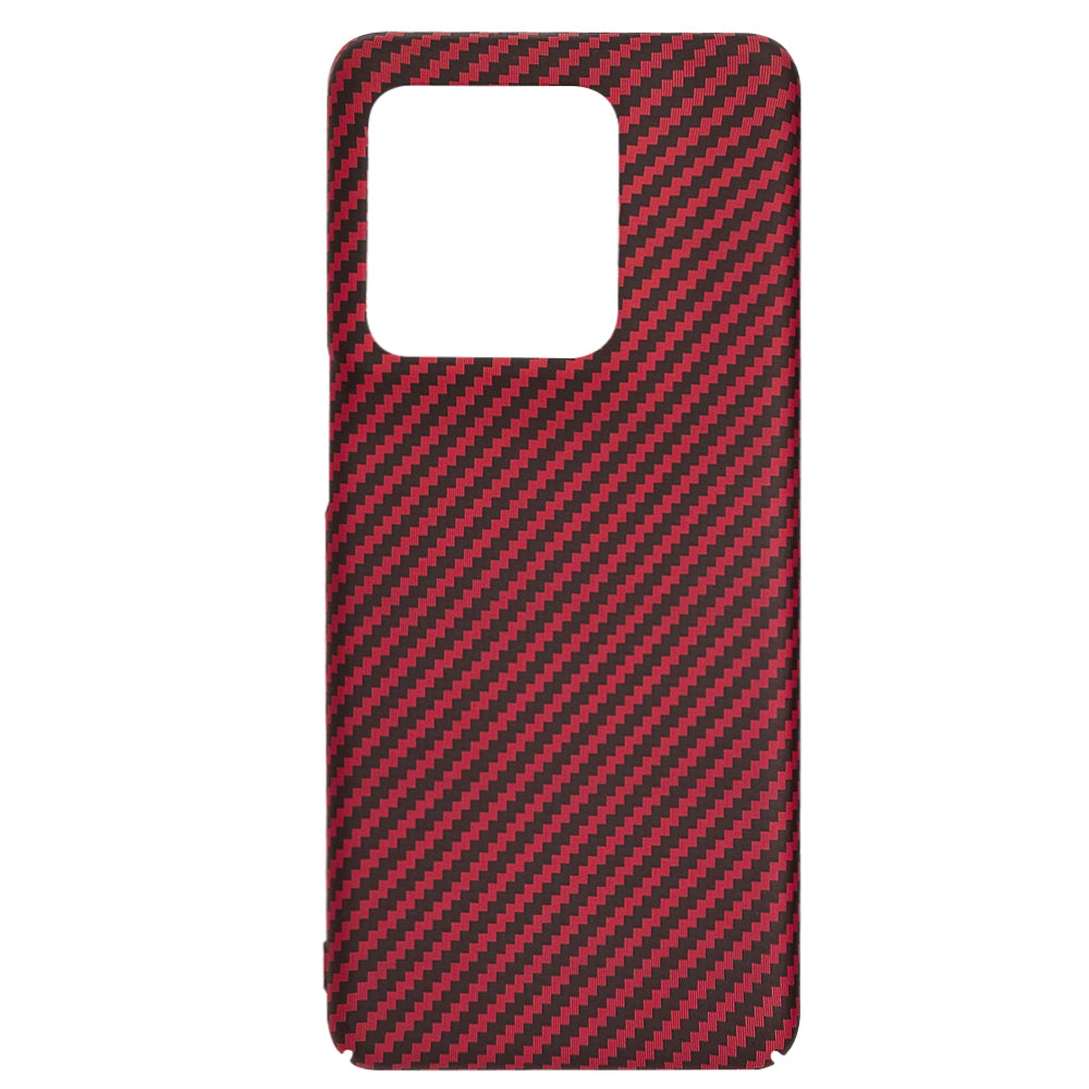 Capa para Motorola Edge 50 Ultra, Techsuit, Carbonite FiberShell, Vermelha