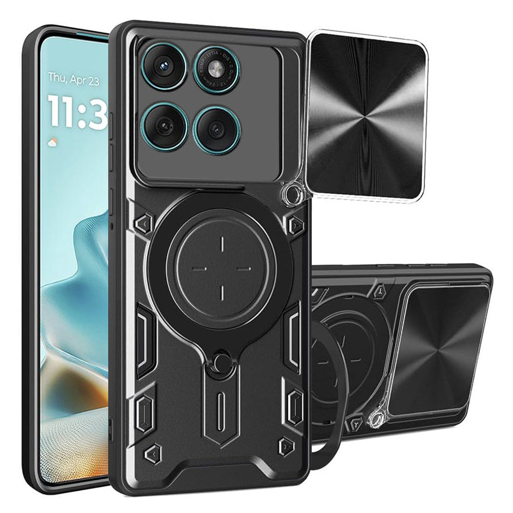 Capa para Motorola Edge 60 Fusion / Edge 60, Techsuit, CamGuard Pro, Preta