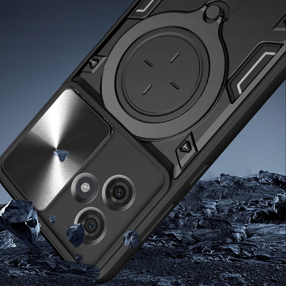 Capa para Motorola Edge 60 Fusion / Edge 60, Techsuit, CamGuard Pro, Preta