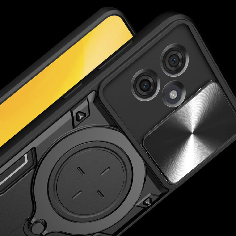 Capa para Motorola Edge 60 Fusion / Edge 60, Techsuit, CamGuard Pro, Preta