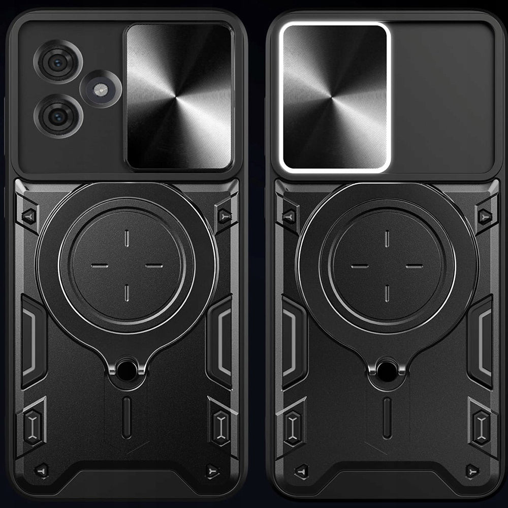 Capa para Motorola Edge 60 Fusion / Edge 60, Techsuit, CamGuard Pro, Preta