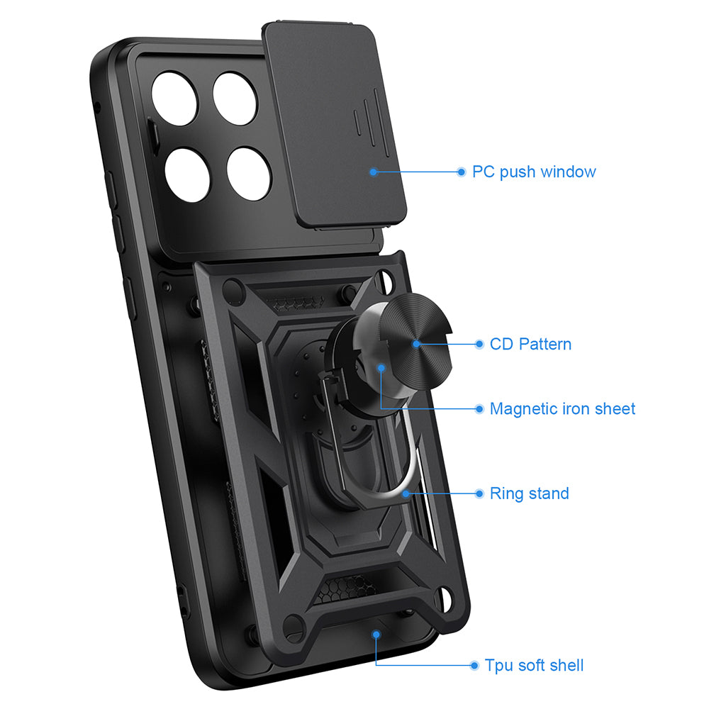 Capa para Motorola Edge 70 Fusion, Techsuit, CamShield, Dourada