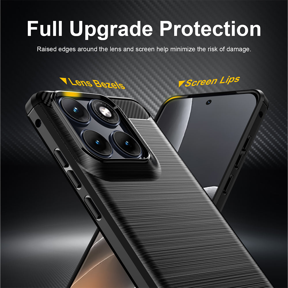 Capa para Motorola Edge 70 Fusion, Techsuit, Carbono, Preta