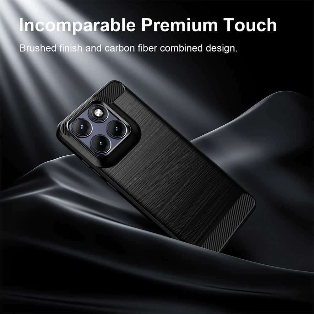 Capa para Motorola Edge 70 Fusion, Techsuit, Carbono, Preta