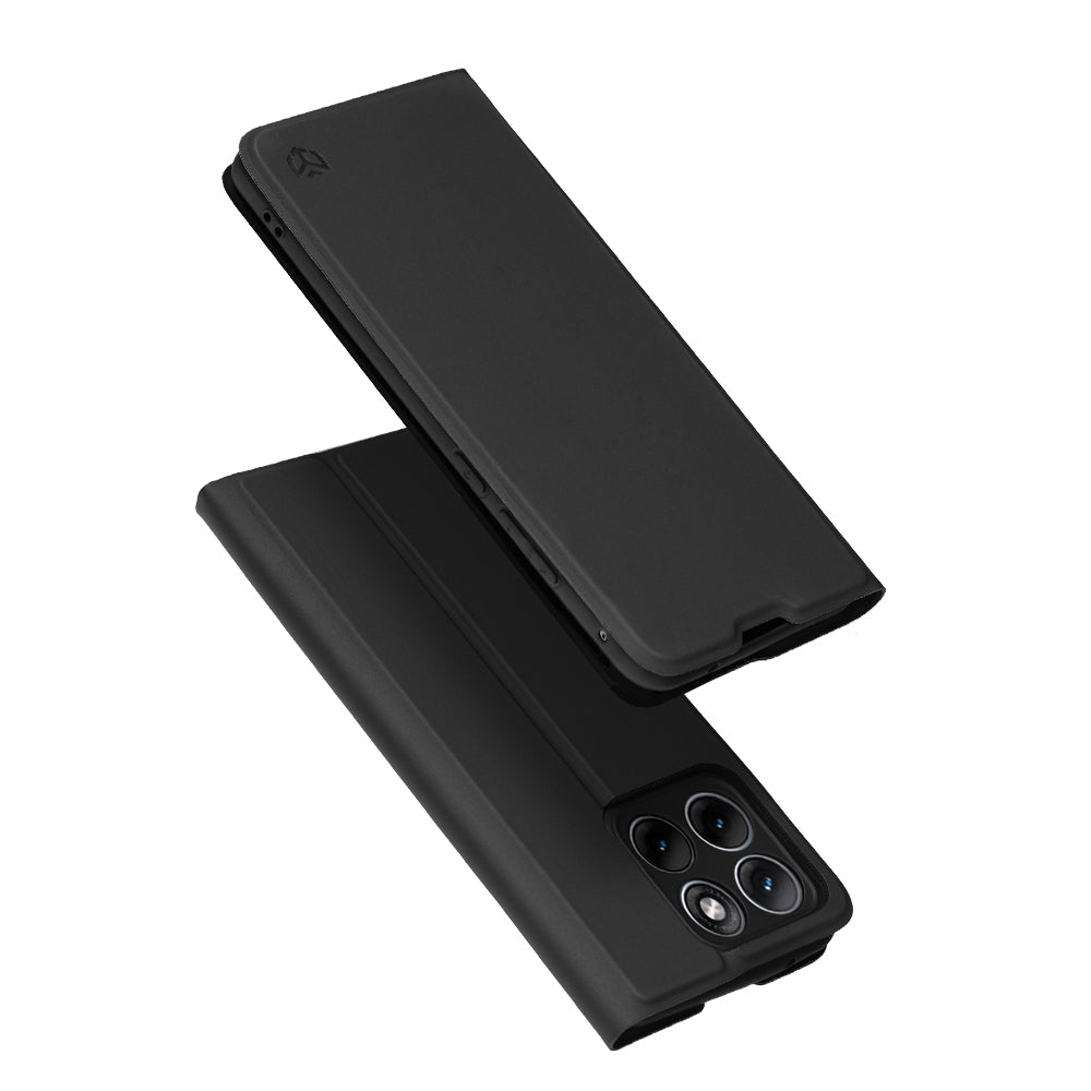 Capa para Motorola Edge 70 Fusion, Techsuit, Magskin Book, Preta