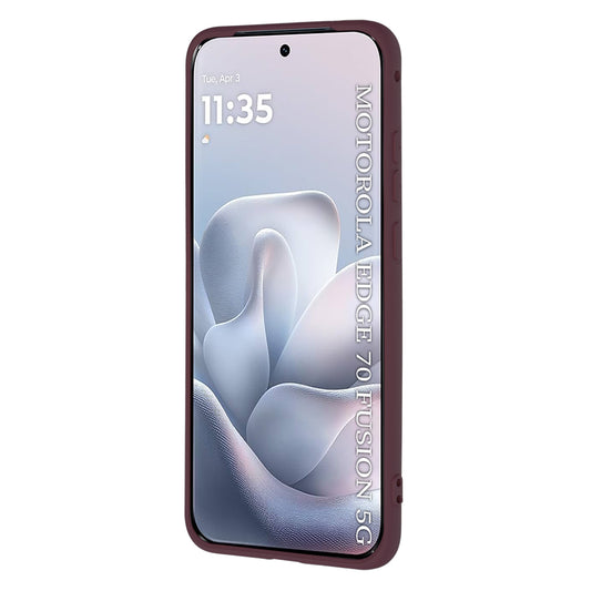 Capa para Motorola Edge 70 Fusion, Techsuit, SoftFlex, Vinho