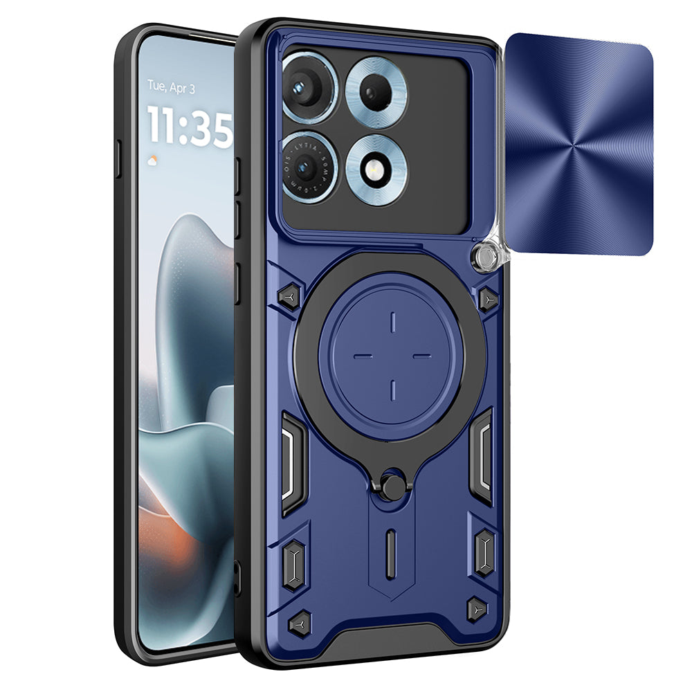 Capa para Motorola Edge 70 Max, Techsuit, CamGuard Pro, Azul