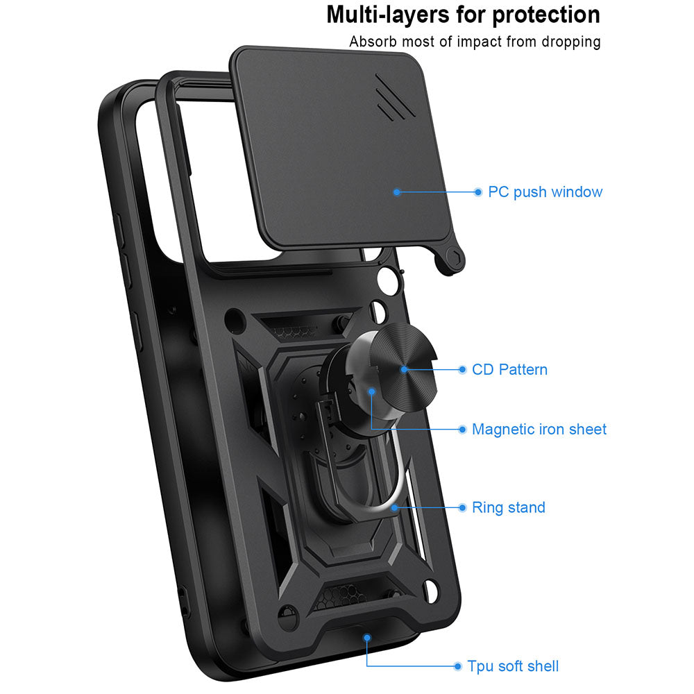 Capa para Motorola Edge 70 Pro, Techsuit, CamShield, Dourada