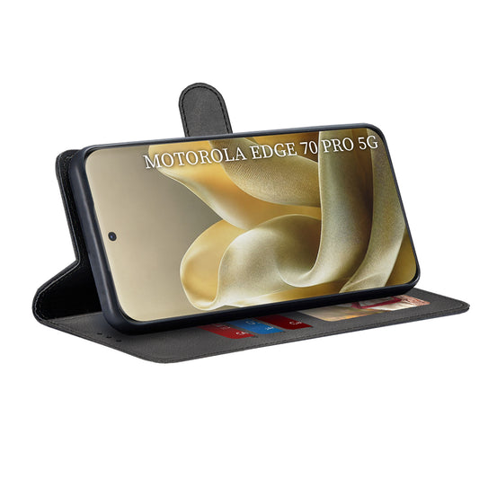 Capa para Motorola Edge 70 Pro, Techsuit, Diary Book, Preta