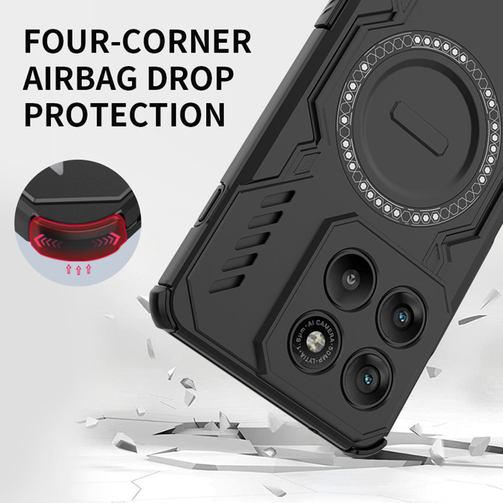 MagSafe Case for Motorola Edge 70, Techsuit, ArmorMag, Black