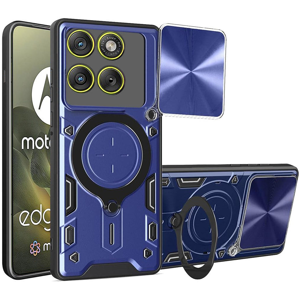 Capa para Motorola Edge 70, Techsuit, CamGuard Pro, Azul
