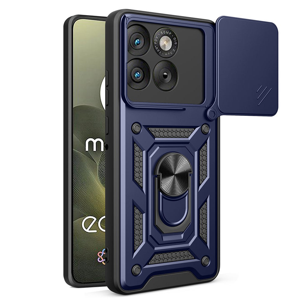 Capa para Motorola Edge 70, Techsuit, CamShield, Azul