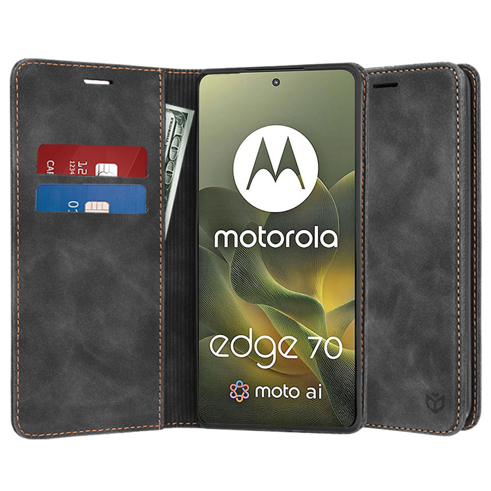 Case for Motorola Edge 70, Techsuit, Confy, Black