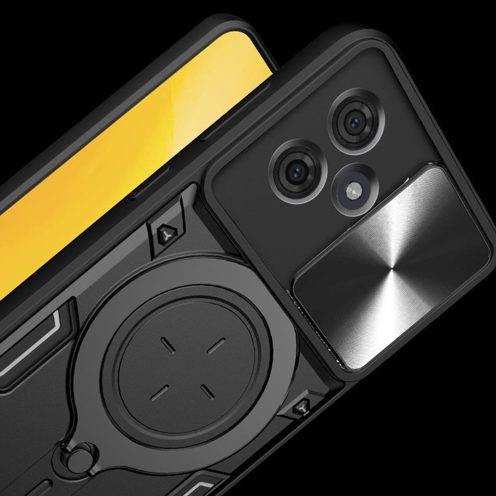 Capa para Motorola Moto G86, Techsuit, CamGuard Pro, Preta