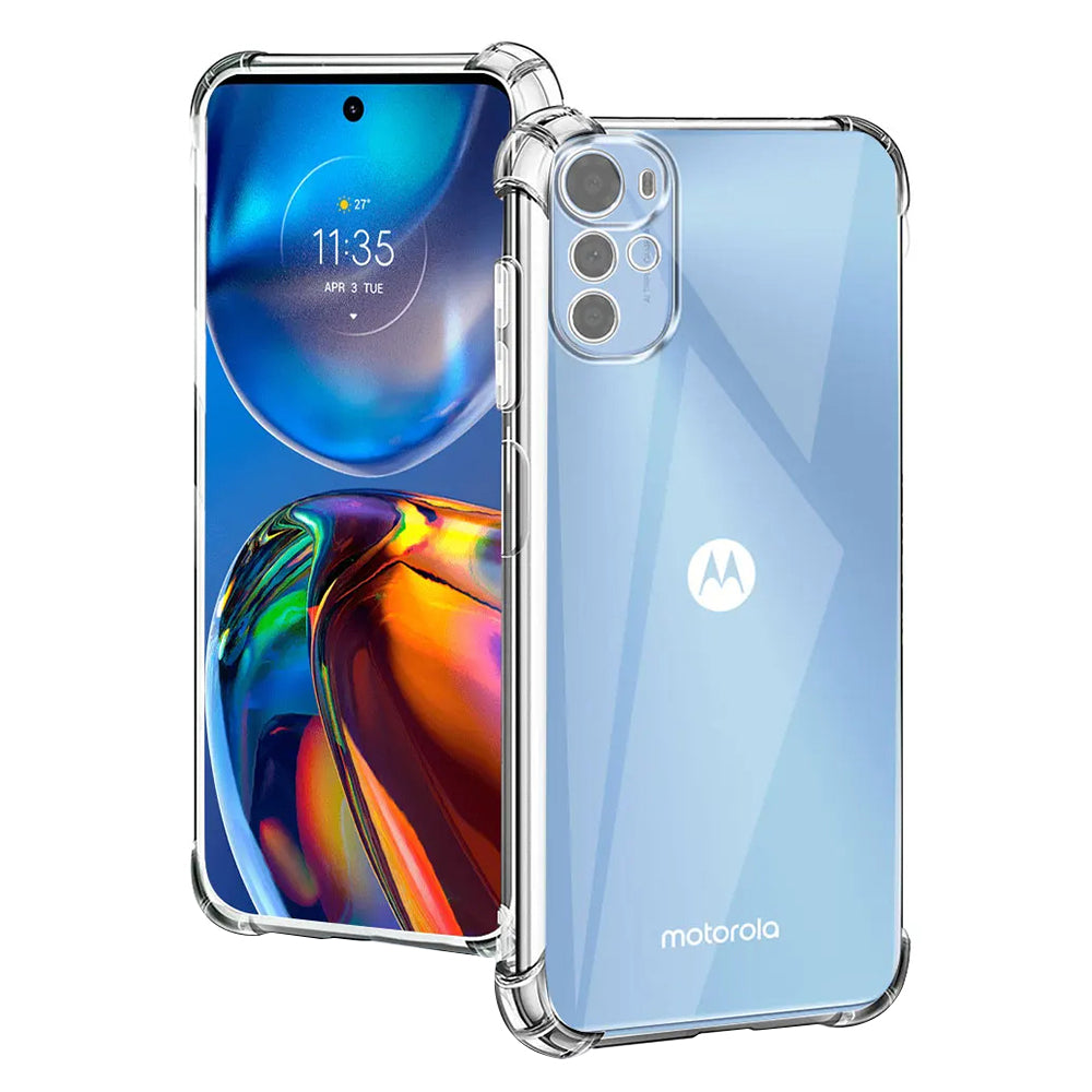 Capa para Motorola Moto E32s / E32 / G22, Techsuit, Transparente Antichoque, Transparente