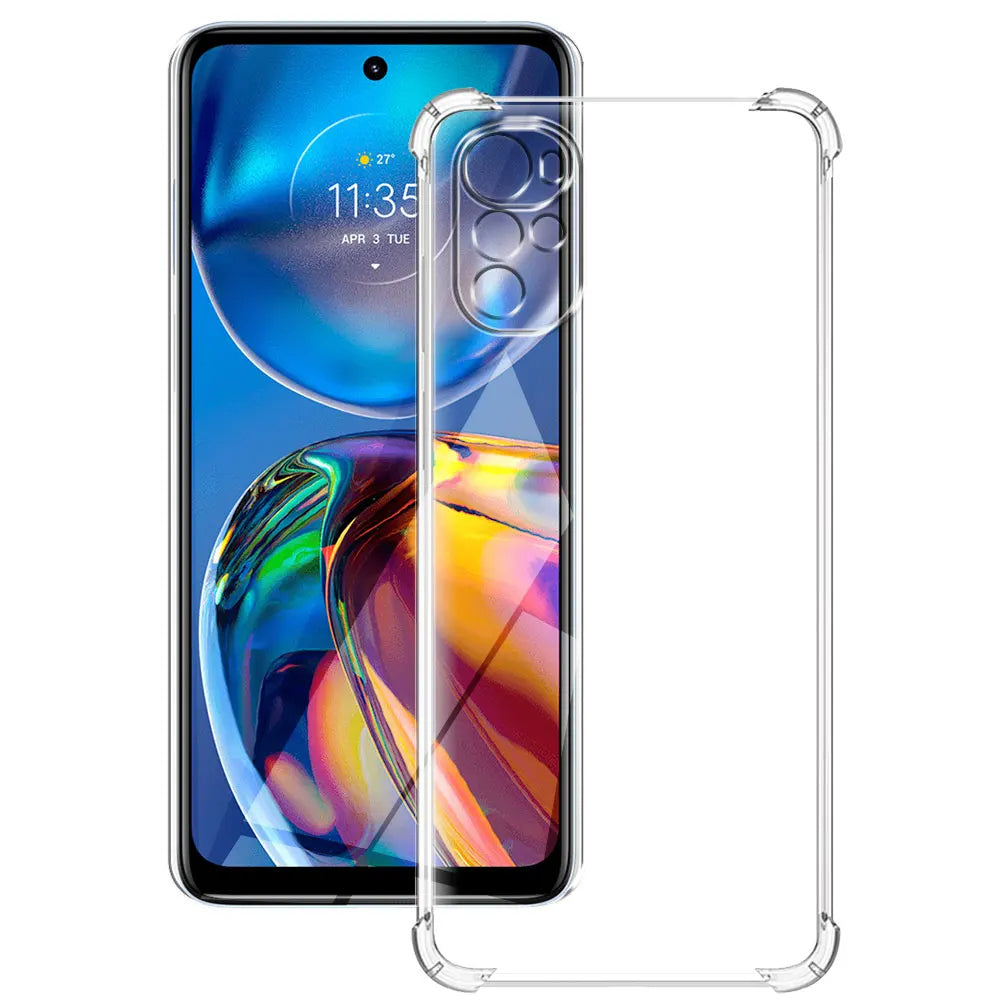 Capa para Motorola Moto E32s / E32 / G22, Techsuit, Transparente Antichoque, Transparente