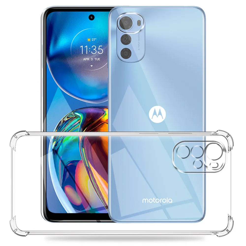 Capa para Motorola Moto E32s / E32 / G22, Techsuit, Transparente Antichoque, Transparente