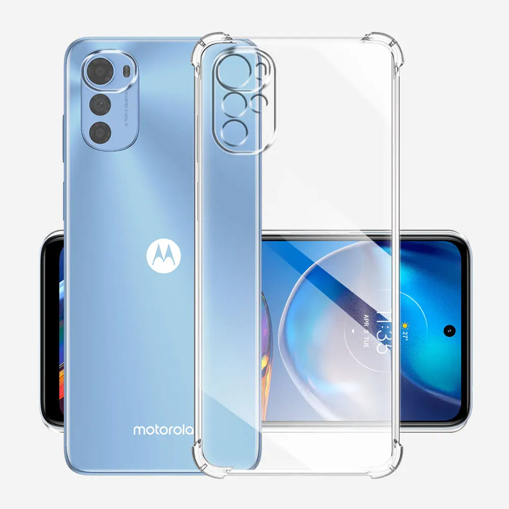 Capa para Motorola Moto E32s / E32 / G22, Techsuit, Transparente Antichoque, Transparente